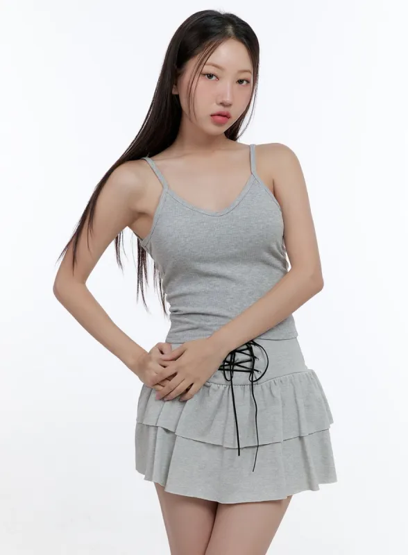 Slim Spandex Sleeveless Crop CS406 sold by Lewkin