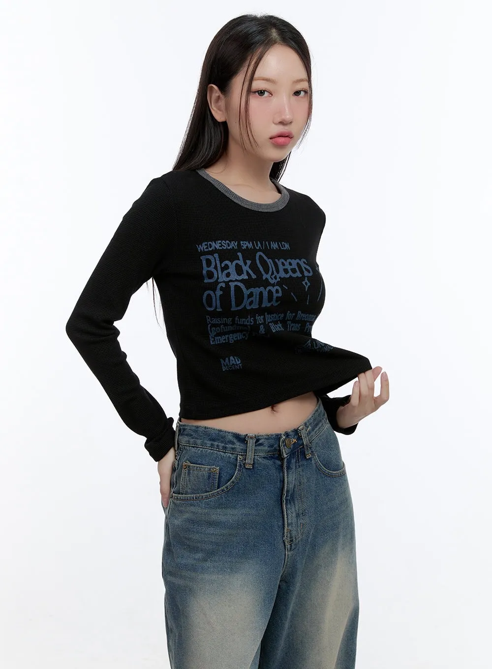 SnugScript Crop Top CS406 sold by Lewkin