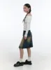 Vintage Wash Denim Midi Skirt CS406 sold by Lewkin