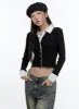 Chic Buttoned Collar Cardigan CS406 sold by Lewkin