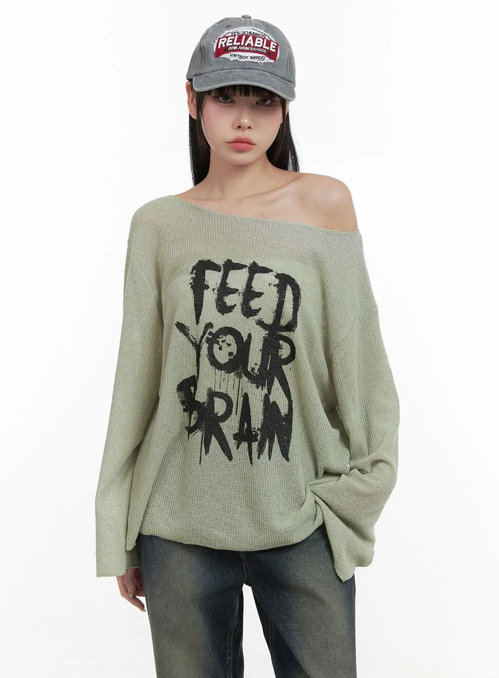 Patchwork Lettering Baseball Cap OS409 sold by Lewkin product image thumbnail 4