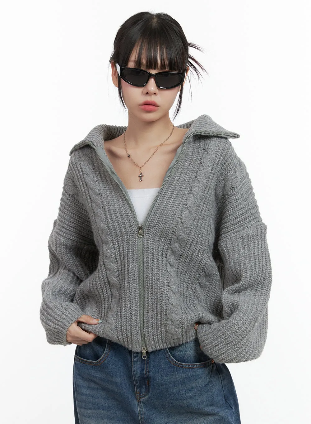 Cat-Eye Vintage Sunglasses OS409 sold by Lewkin product image thumbnail 3