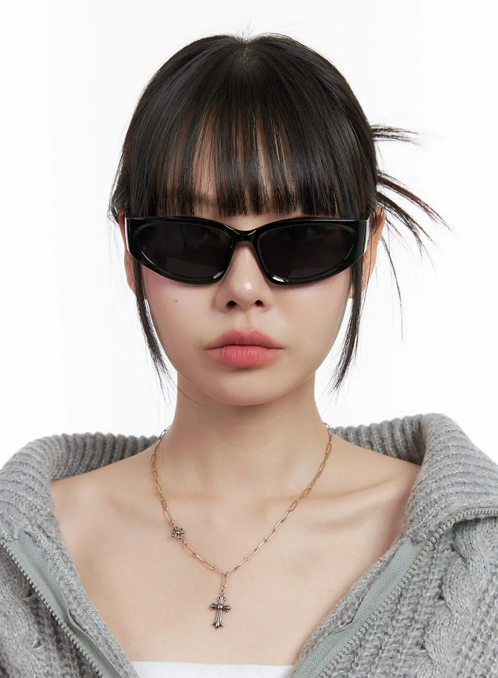 Cat-Eye Vintage Sunglasses OS409 sold by Lewkin product image thumbnail 5