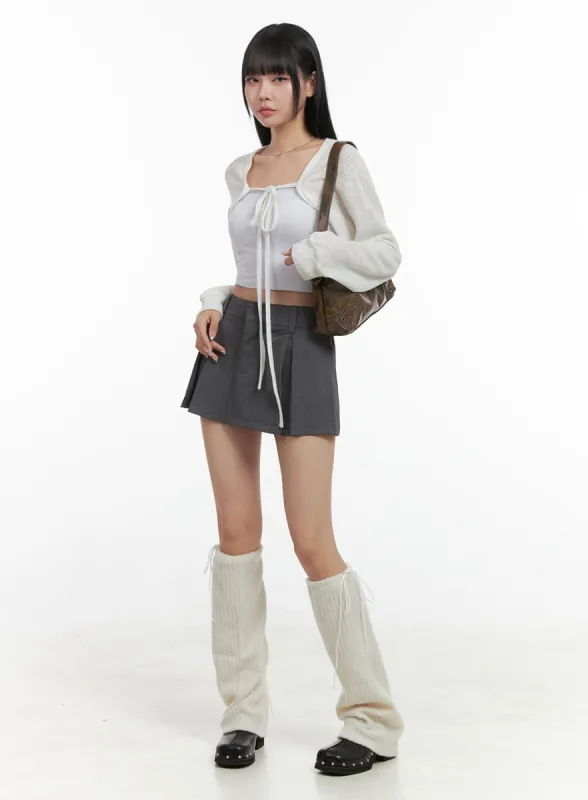 Pleated Chic Mini Skirt OS409 sold by Lewkin