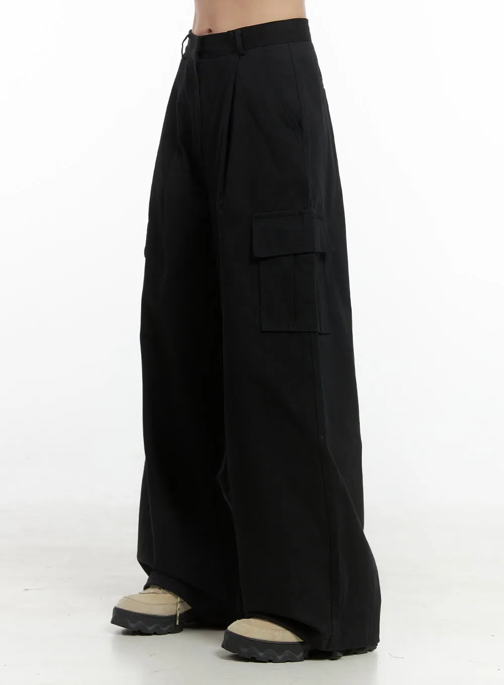 Cargo Cotton Wide Fit Pants OS409 sold by Lewkin product image thumbnail 4