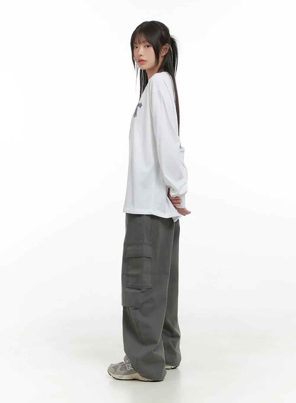 Relaxed Fit Cargo Pants CS410 sold by Lewkin product image thumbnail 5