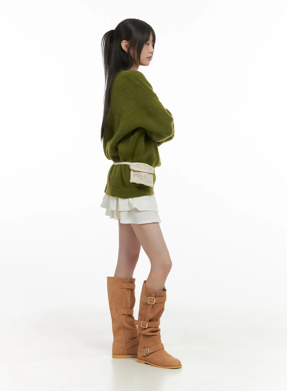 Chic Ruffle Band Mini Skirt CS410 sold by Lewkin product image thumbnail 4