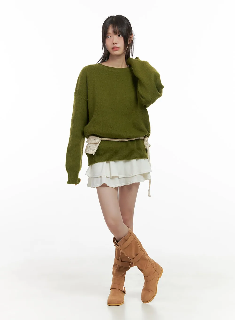 Chic Ruffle Band Mini Skirt CS410 sold by Lewkin product image thumbnail 2