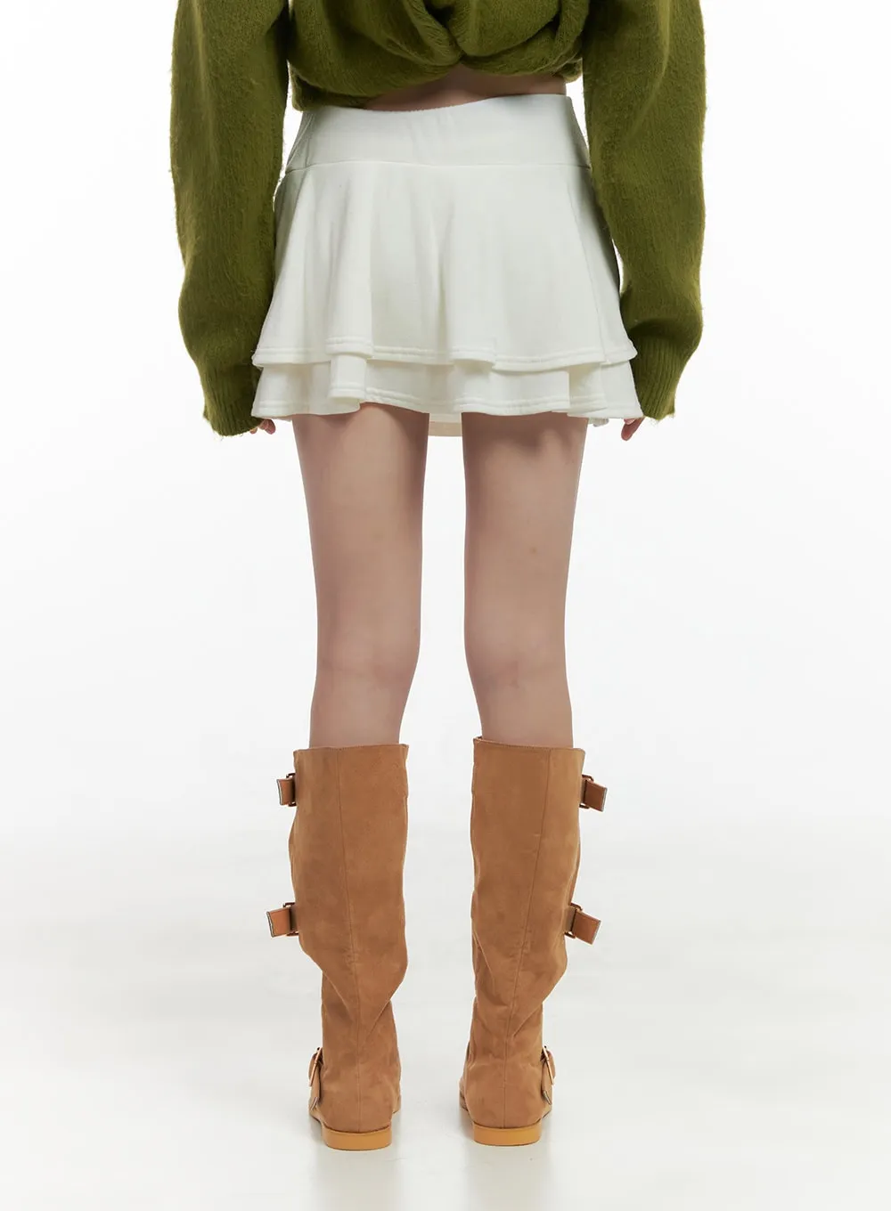 Chic Ruffle Band Mini Skirt CS410 sold by Lewkin product image thumbnail 5