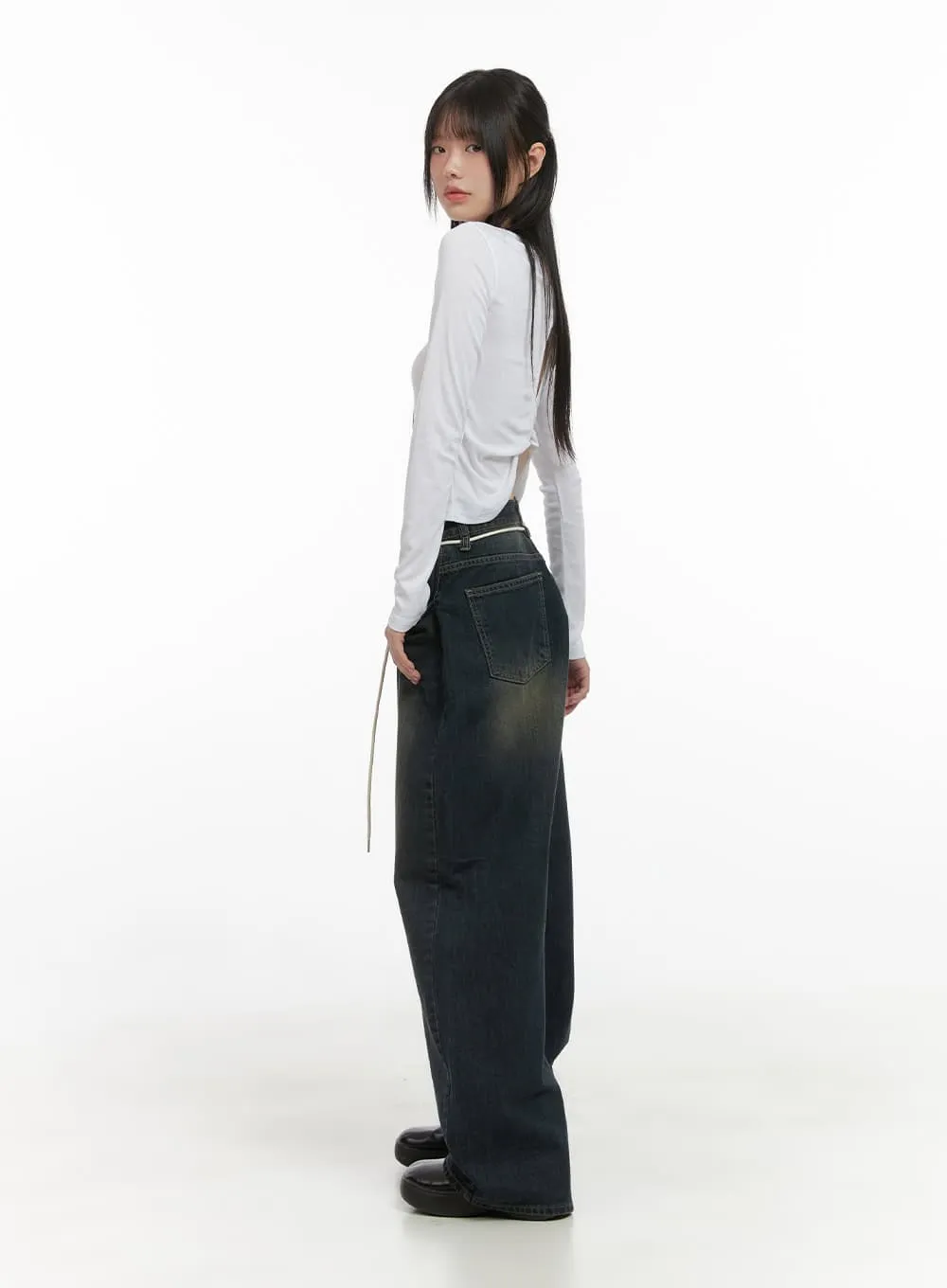 Twist Detail Crop Top CS410 sold by Lewkin product image thumbnail 4