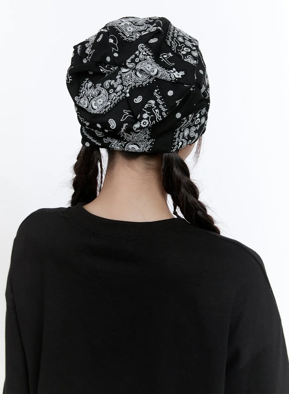 Boho Paisley Print Beanie CS410 sold by Lewkin product image thumbnail 5