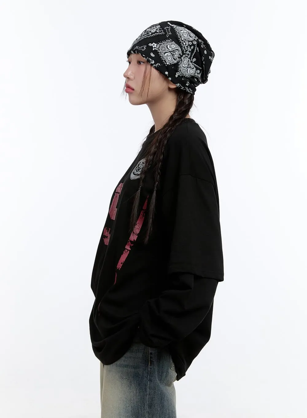 Artistic Print Long Sleeve Tee CS410 sold by Lewkin product image thumbnail 5