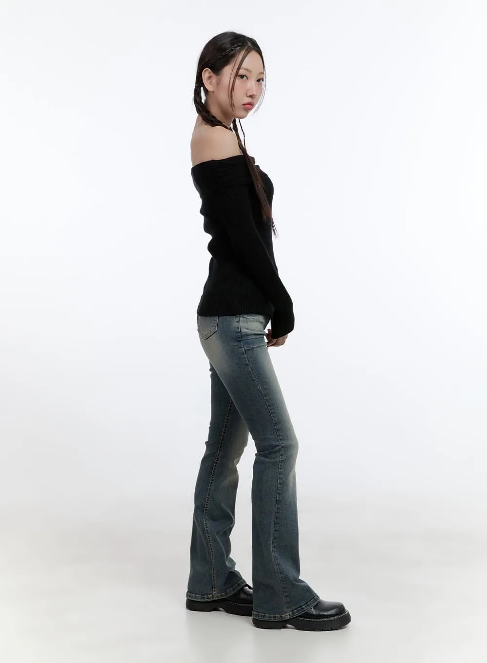 Cotton Breeze Off-Shoulder Tee CS410 sold by Lewkin product image thumbnail 3