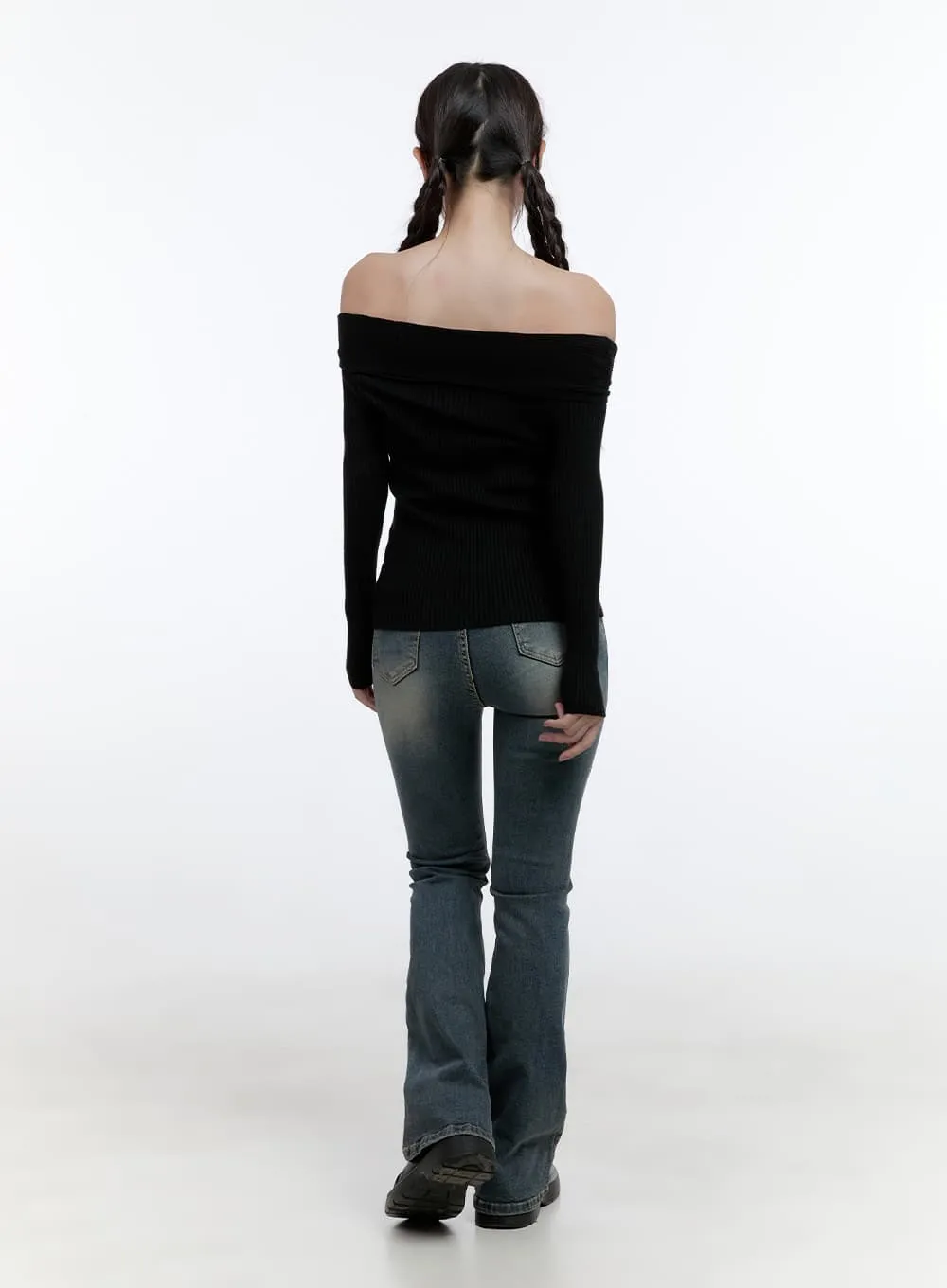 Cotton Breeze Off-Shoulder Tee CS410 sold by Lewkin product image thumbnail 4