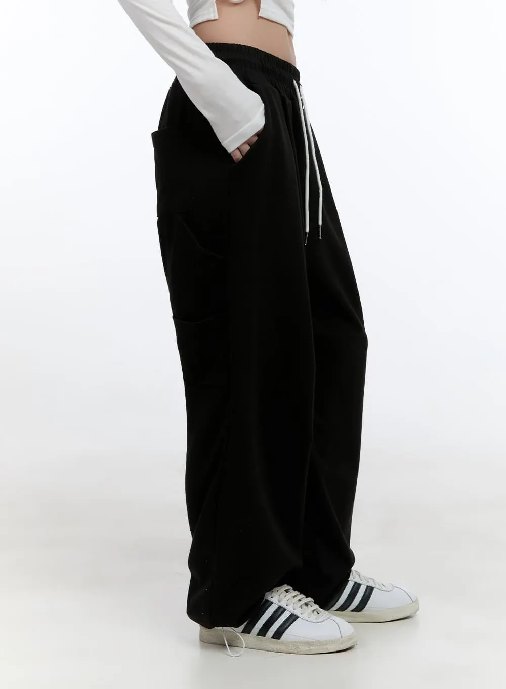 Relaxed Fit Cotton Sweatpants CS410 sold by Lewkin product image thumbnail 5