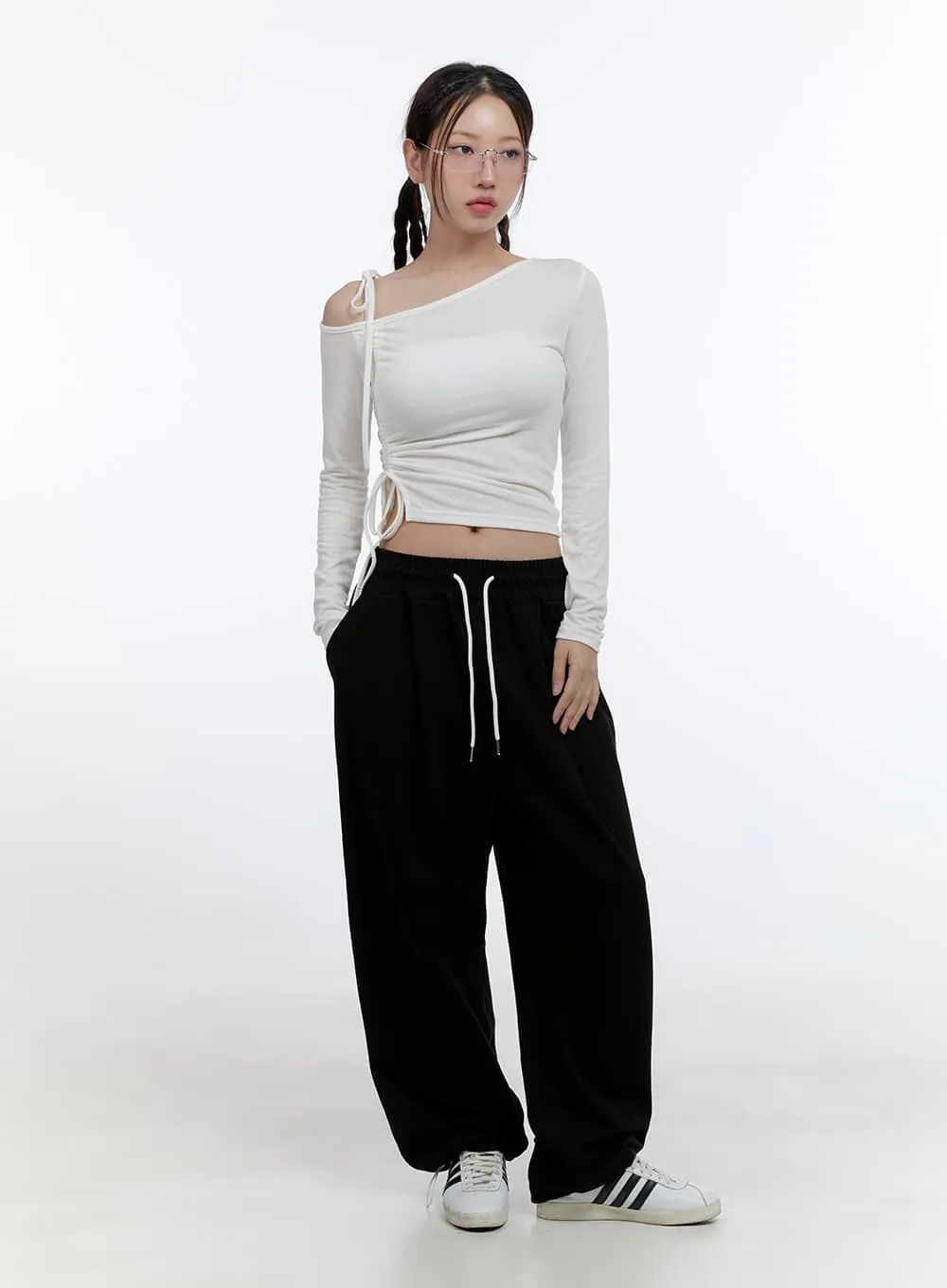 Relaxed Fit Cotton Sweatpants CS410 sold by Lewkin product image thumbnail 2