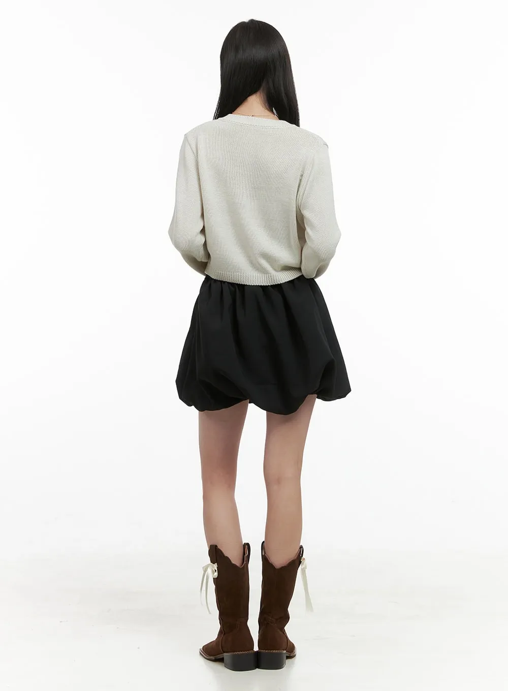 Comfy Acrylic Knit Cardigan OS411 sold by Lewkin product image thumbnail 3