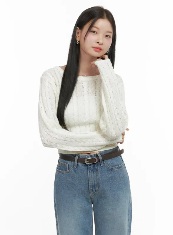 SoftTouch Wool Blend Top OS411 sold by Lewkin