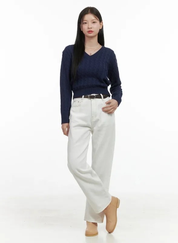 Tailored Fit Solid Cotton Pants OS411 sold by Lewkin