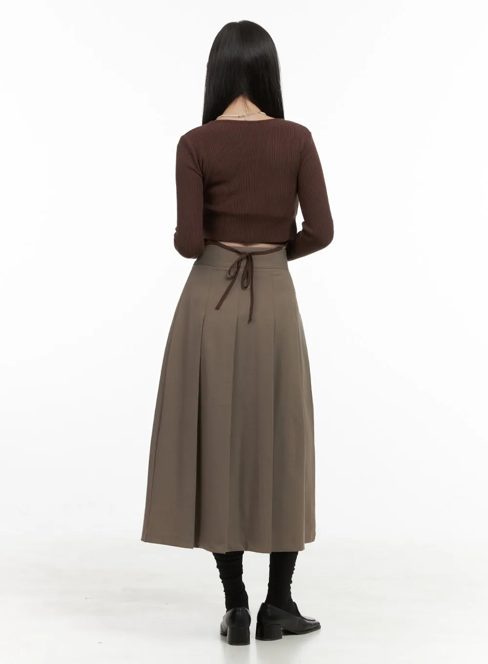 Essential SolidChic Maxi Skirt OS411 sold by Lewkin product image thumbnail 5