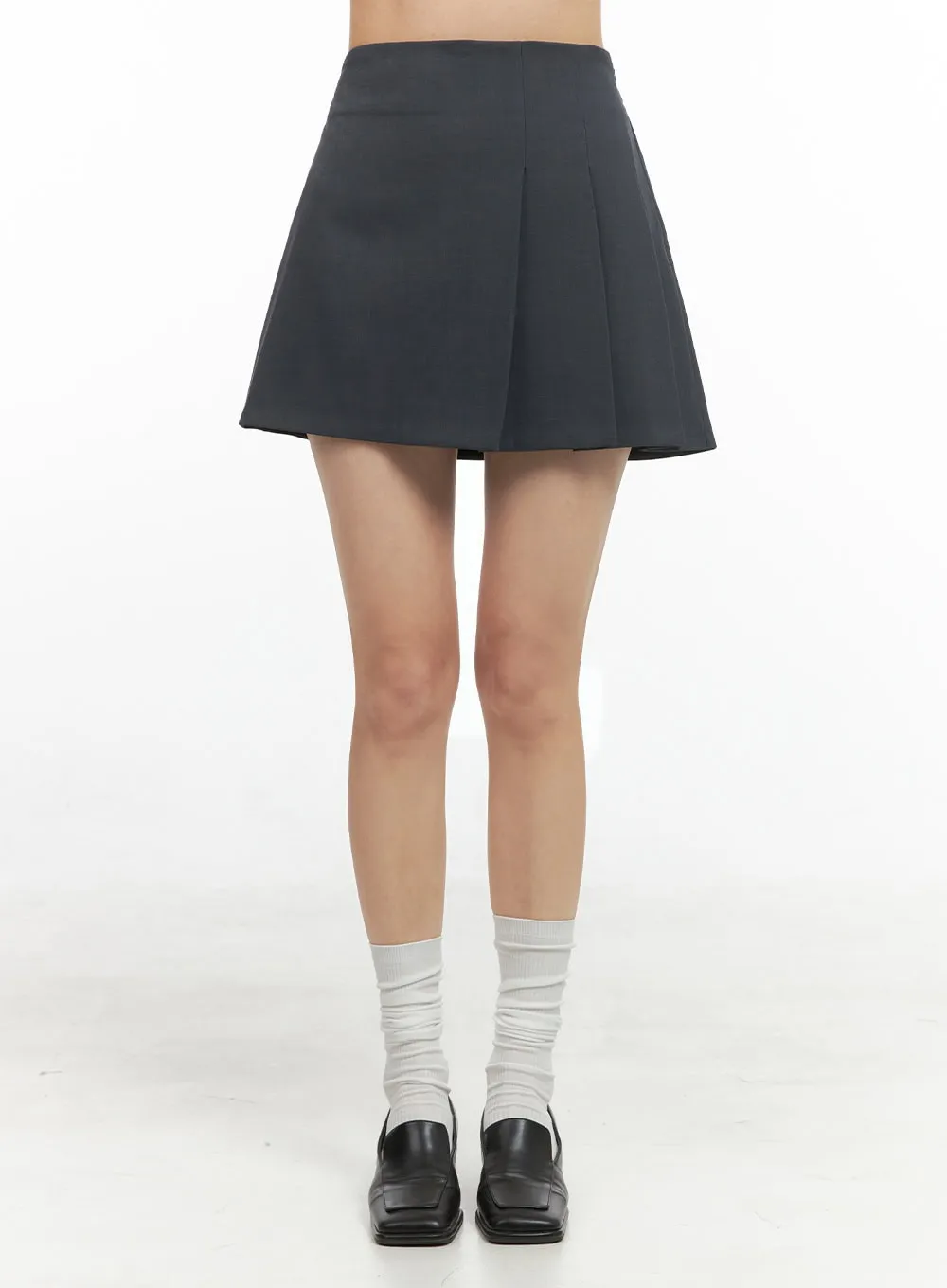 Edgy Unbalanced Hem Mini Skirt OS411 sold by Lewkin product image thumbnail 2