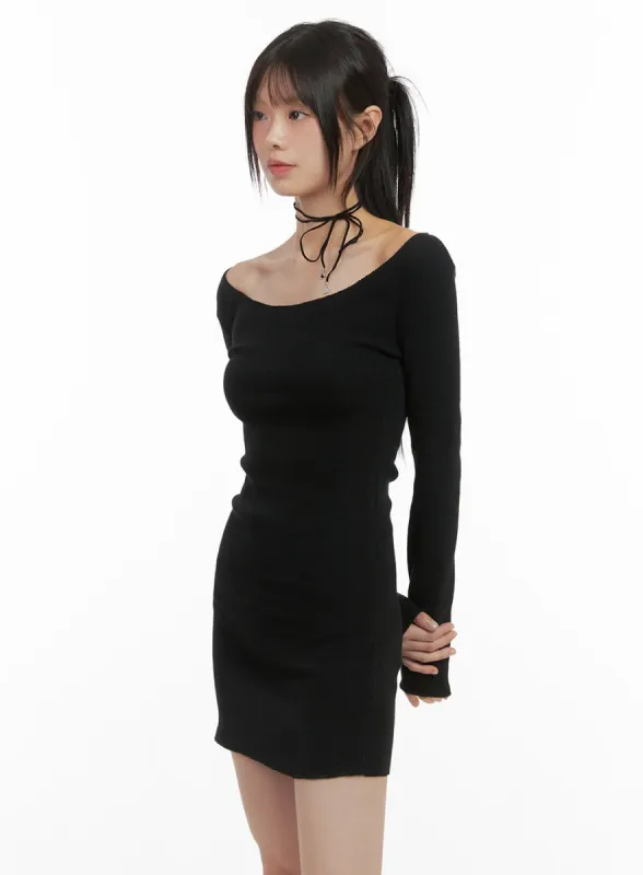 Graceful Off-Shoulder Mini Dress CS412 sold by Lewkin