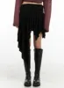 Elegant Banded Ruffle Mini Skirt CS412 sold by Lewkin