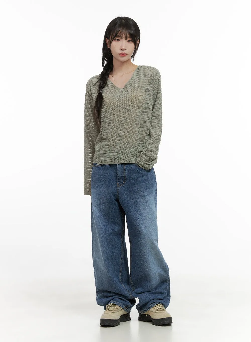 Cara Comfy Fit Baggy Jeans CS413 sold by Lewkin product image thumbnail 2