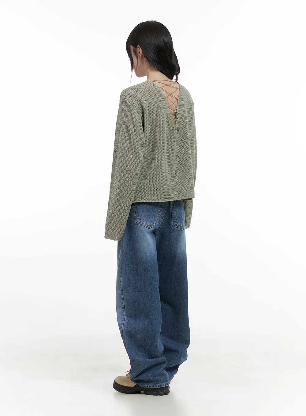 Cara Comfy Fit Baggy Jeans CS413 sold by Lewkin product image thumbnail 4