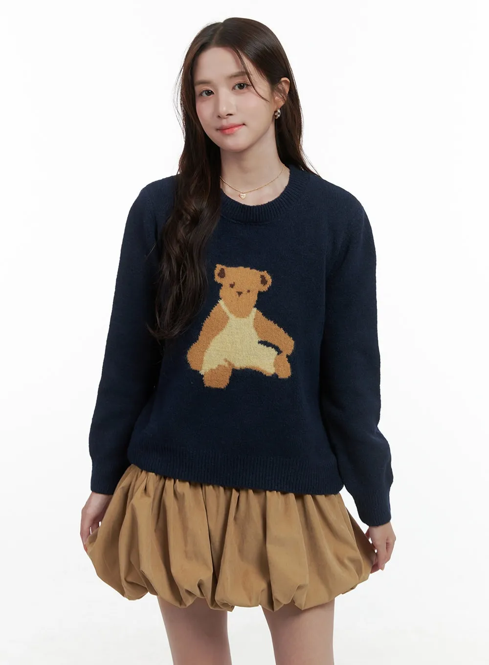 Chic Graphic Knit Pullover OS416 sold by Lewkin