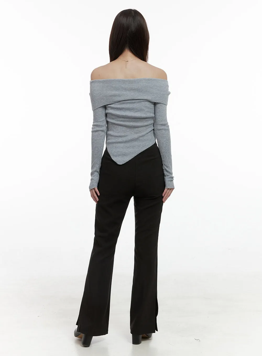 Stylish Ribbon Detail Off Shoulder Top OS416 sold by Lewkin product image thumbnail 3