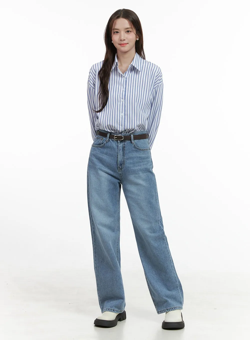 Cheri Classic Fit Wide Leg Dream Jeans OS416 sold by Lewkin product image thumbnail 2