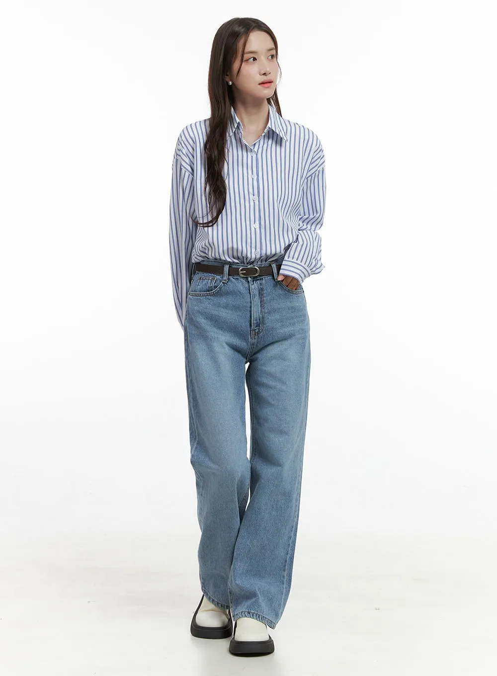Cheri Classic Fit Wide Leg Dream Jeans OS416 sold by Lewkin product image thumbnail 3