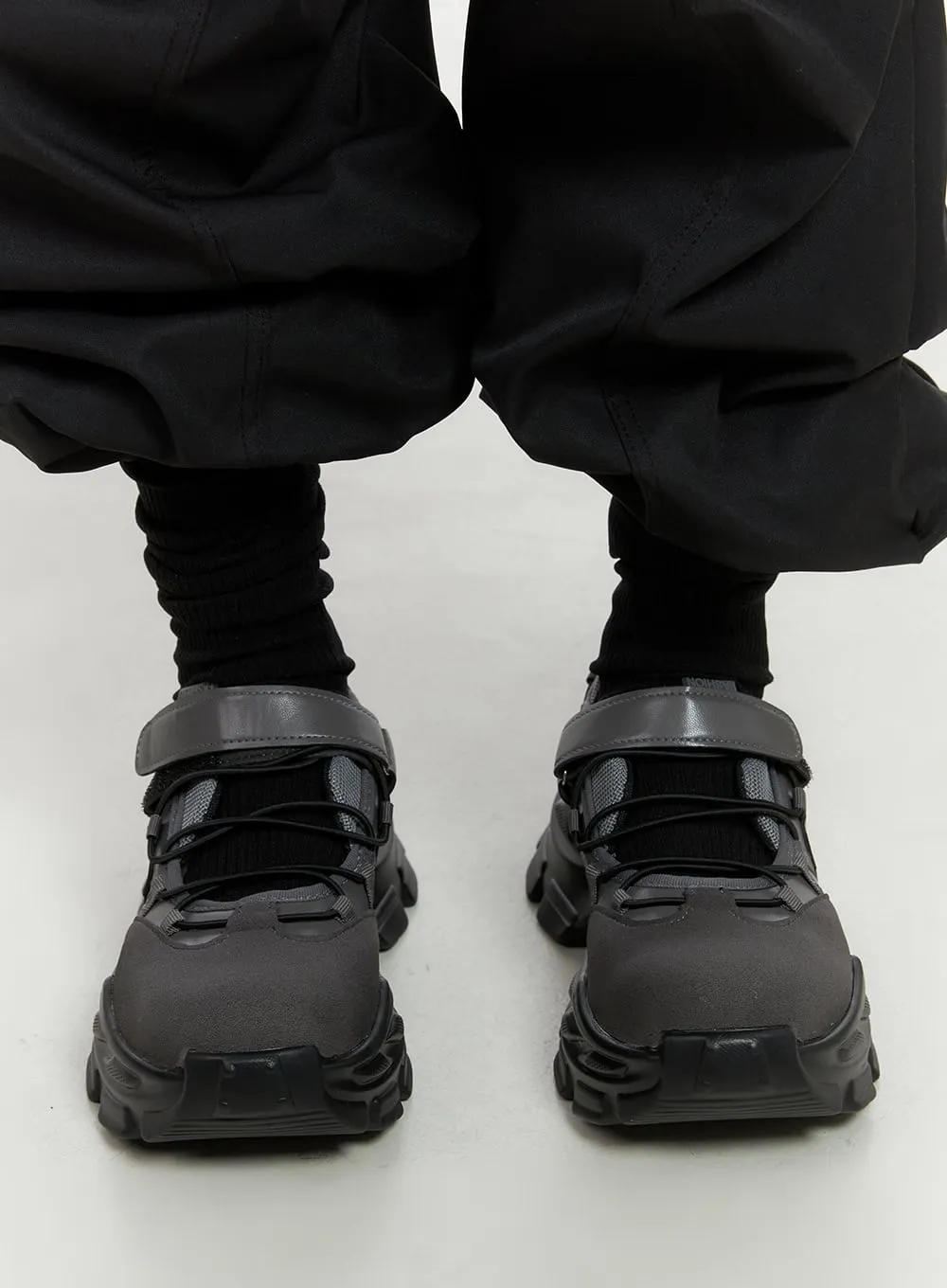 Chunky Leather Mary Jane Sneakers CS419 sold by Lewkin product image thumbnail 2