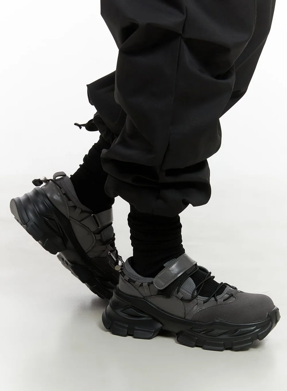 Chunky Leather Mary Jane Sneakers CS419 sold by Lewkin product image thumbnail 3