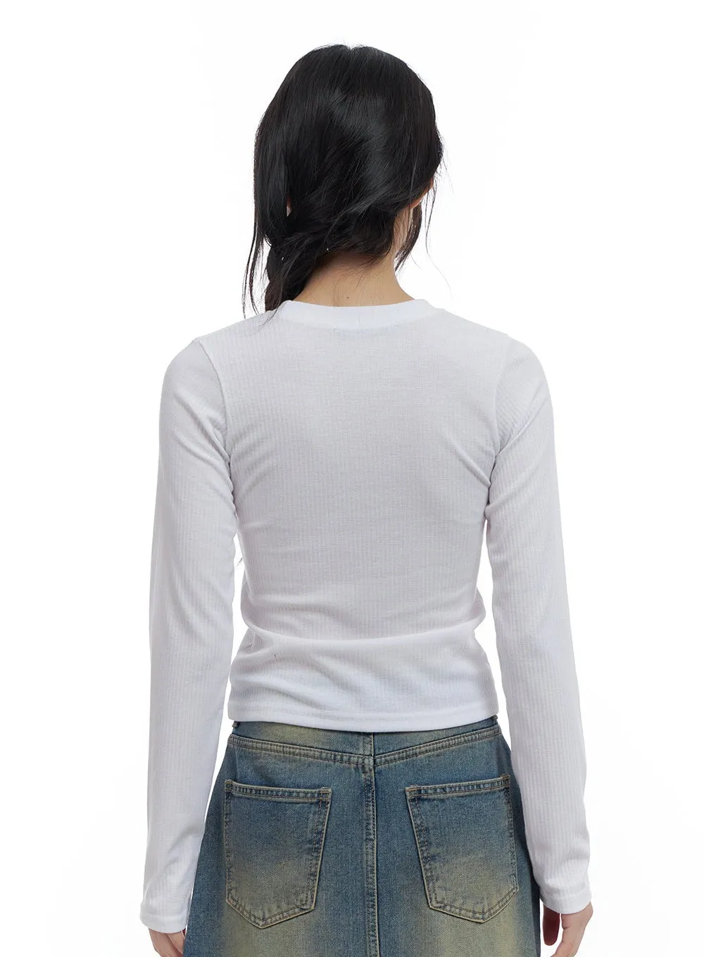Graphic Vision Long Sleeve Crop CS420 sold by Lewkin product image thumbnail 5