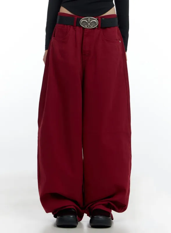 Comfy Oversized Cotton Pants CS420 sold by Lewkin