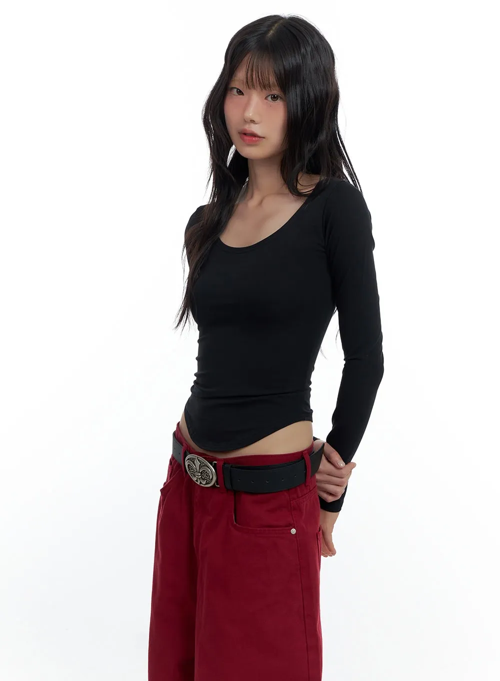 ContourFit U-Neck Crop Top CS420 sold by Lewkin