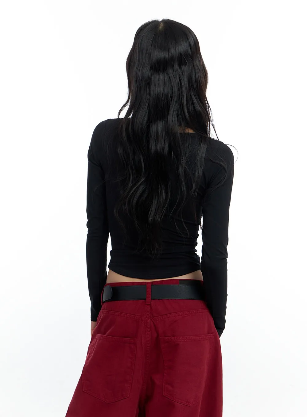 ContourFit U-Neck Crop Top CS420 sold by Lewkin product image thumbnail 5