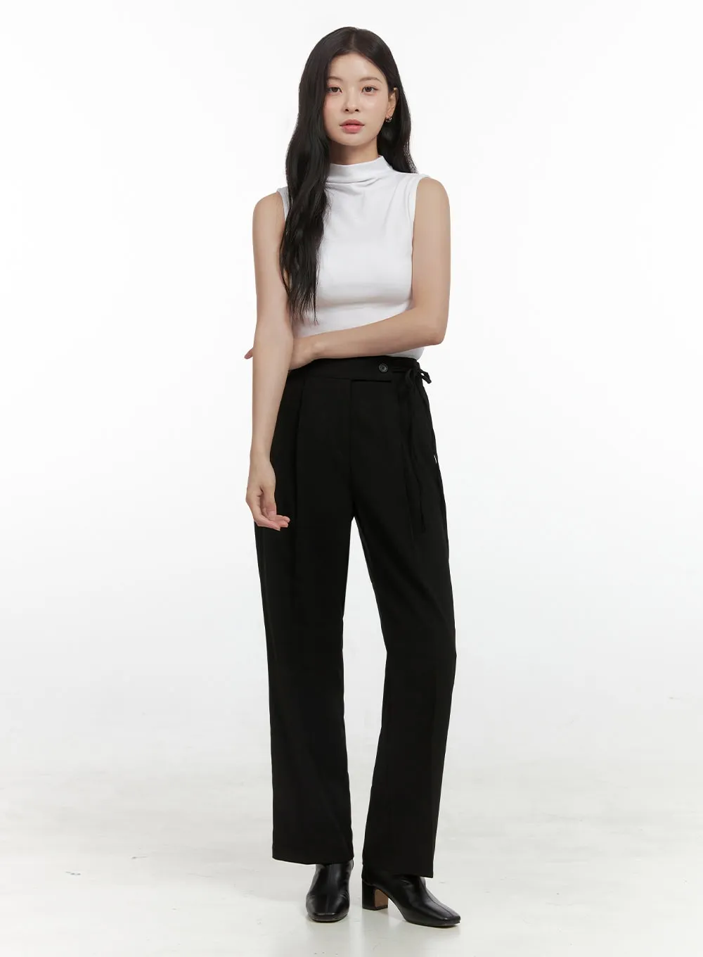 Solid Turtle Neck Camisole OS423 sold by Lewkin product image thumbnail 2