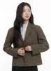 Buttoned Collar Short Blazer OS423 sold by Lewkin