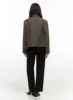 Buttoned Collar Short Blazer OS423 sold by Lewkin