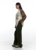 Side-Buttoned Wide-Leg Sweatpants CS424 sold by Lewkin