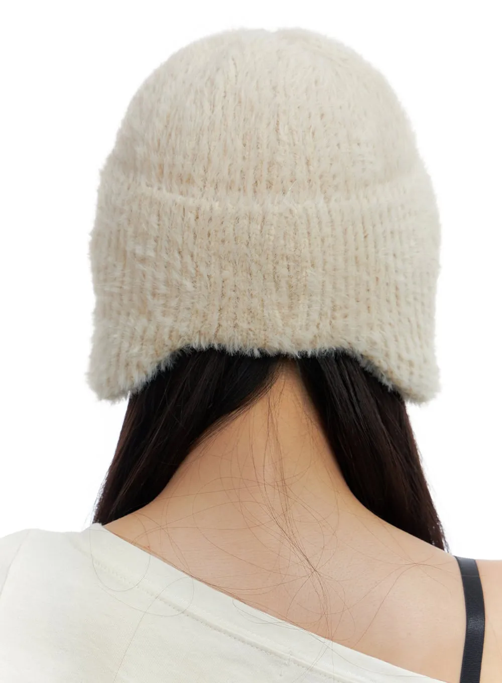Boucle Knit Beanie CS424 sold by Lewkin product image thumbnail 4