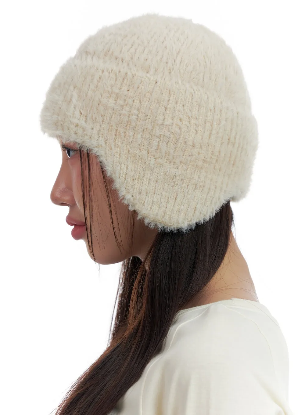 Boucle Knit Beanie CS424 sold by Lewkin product image thumbnail 3