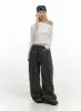 Chic Cotton Cargo Trousers CS425 sold by Lewkin