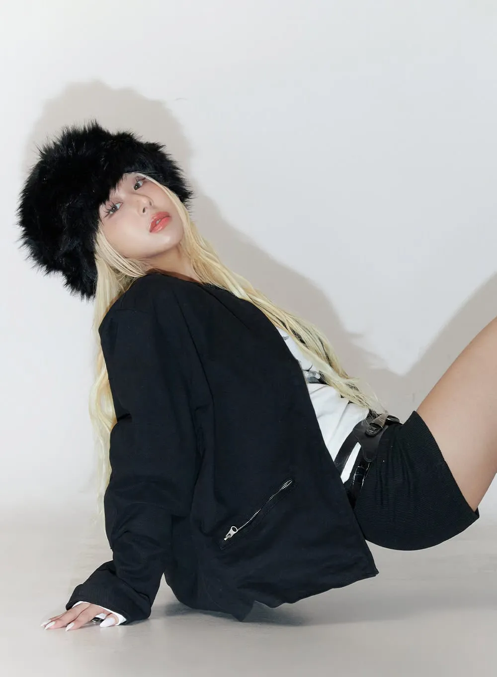 Classic Zip-Up Cotton Jacket CS426 sold by Lewkin