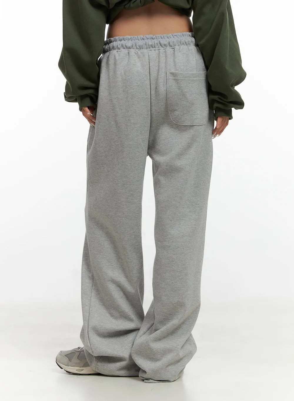 Relaxed Fit Banded Cotton Sweatpants CS426 sold by Lewkin product image thumbnail 5