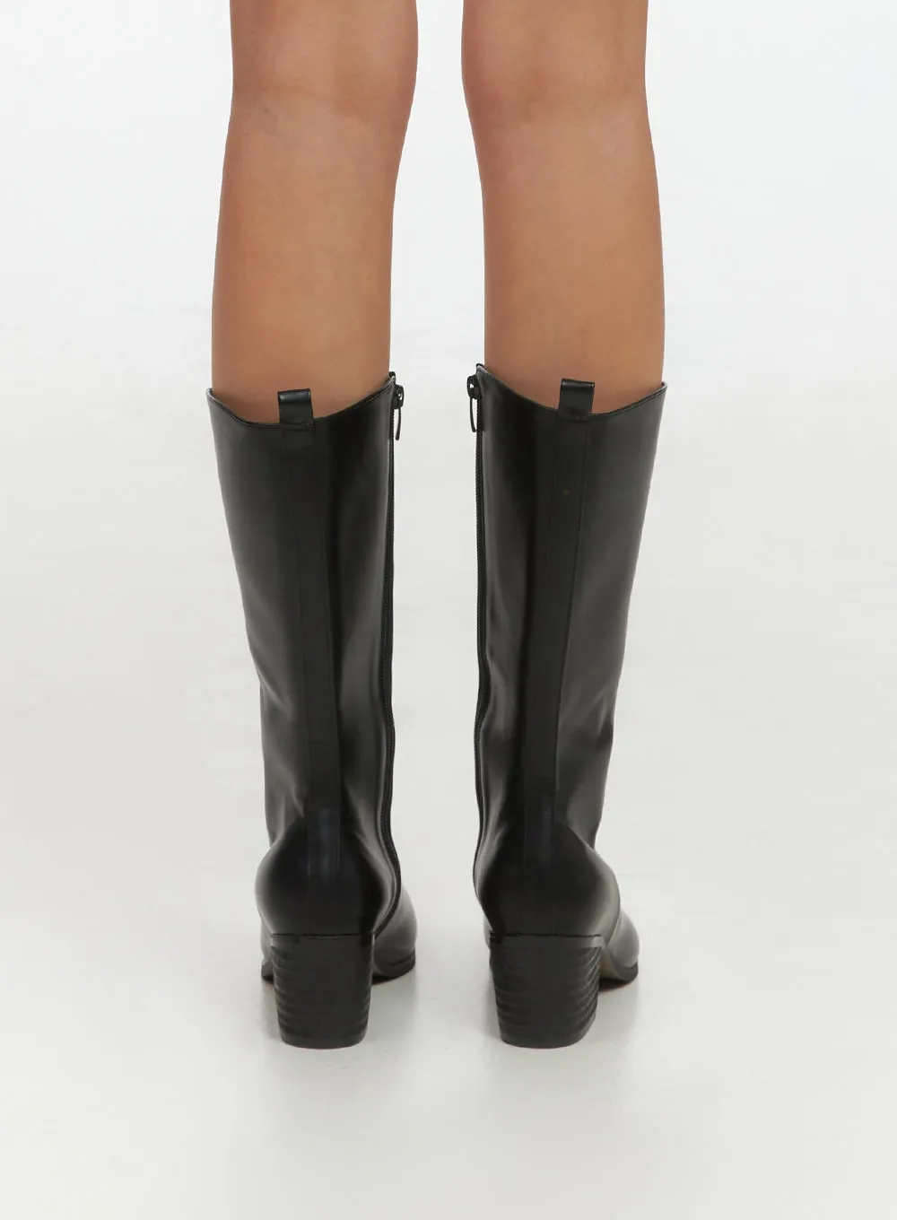 Western Leather Middle Boots IS427 sold by Lewkin product image thumbnail 4
