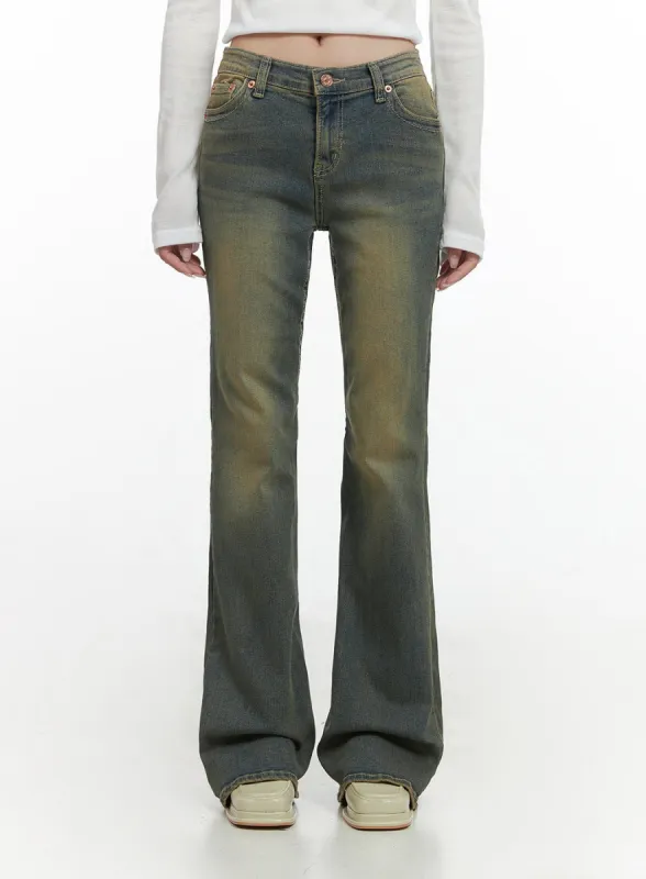 Raina Timeless SlimFit Cotton Bootcut Jeans CS430 sold by Lewkin